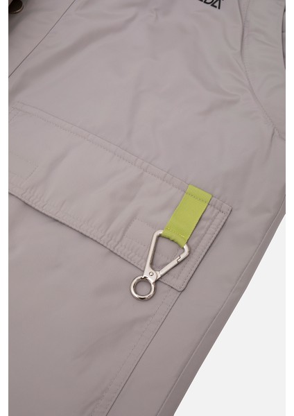 Oversızed Ceplı Ince Ceket Erkek Grı modelleri