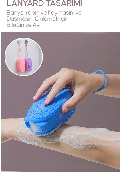 Banyo Kesesi Sabunluk Vücut Duş Süngeri Yumuşak Sihirli Vücut Masaj Fırçası Duş Kadın