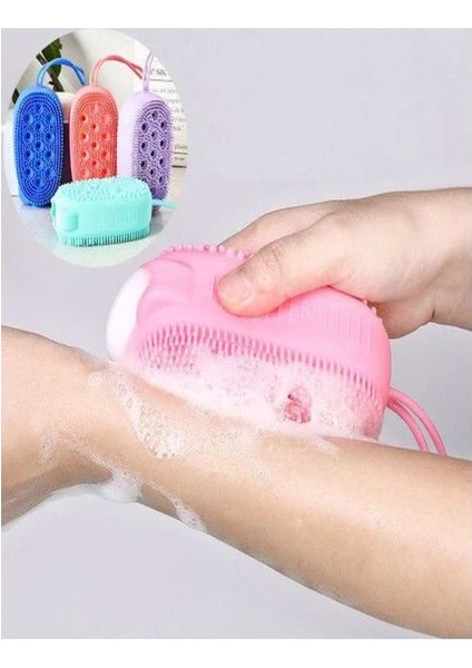 Banyo Vücut Duş Süngeri Sihirli Vücut Ölü Deri Sabunluk Vücut Masaj Peeling Fırçası