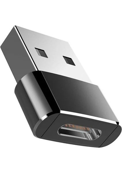 Type-C USB Dönüştürücü USB To Type C Converter Metal Kasa