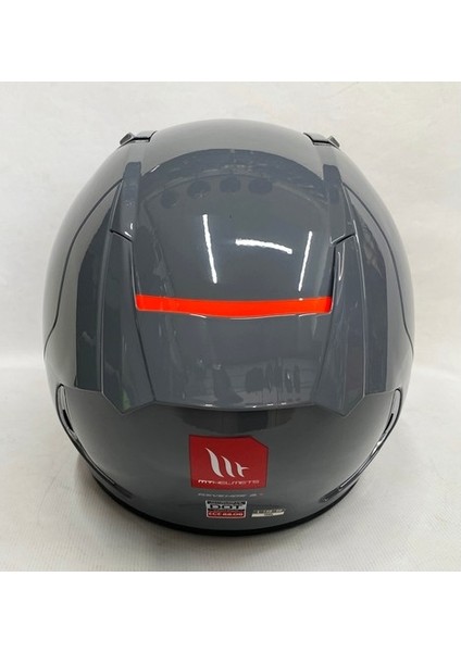 Kask mt Revenge 2 Parlak Gri A12 Şeffaf Vizörlü V14B fırsatları