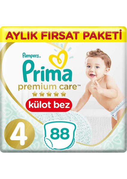 Premium Care Bebek Külot Bezi 4 Beden 44X2 88 Adet