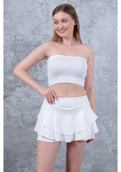 Kadın Siyah Mini Spor Şort Etek fırsatları