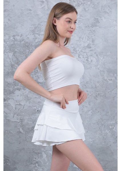 Kadın Siyah Mini Spor Şort Etek indirimleri