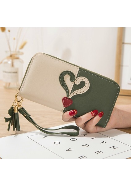Bayanlar Uzun Bayanlar Fermuar Dikiş Tüm Maç El Cüzdanı Cep Telefonu Çantası (Yurt Dışından)