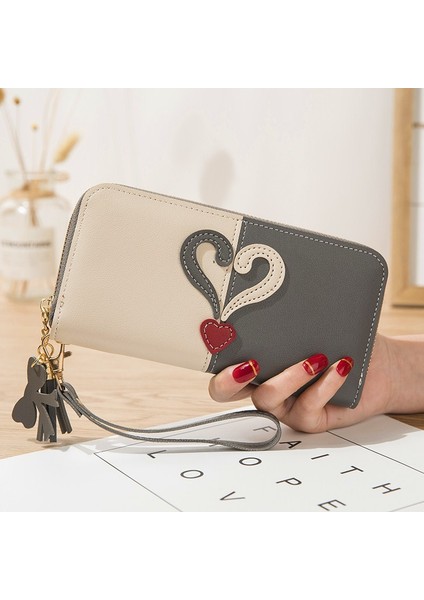 Bayanlar Uzun Bayanlar Fermuar Dikiş Tüm Maç El Cüzdanı Cep Telefonu Çantası (Yurt Dışından)