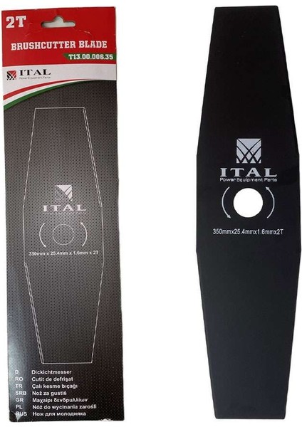 Ital Çalı Kesme Bıçağı 350MM x 25.4mm x 1.6mm x 2t