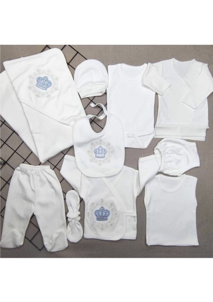 Bebe Nakışlı Taşlı 11PARCA Yeni Doğan Hastane Cıkışı Zıbın Set fırsatları