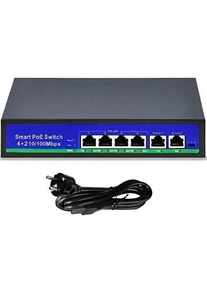 AC-1004G 4+2pasif Poe Switch