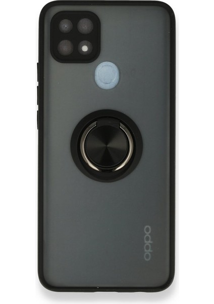 Oppo A15S Kılıf Montreal Mat Yüzüklü Kapak