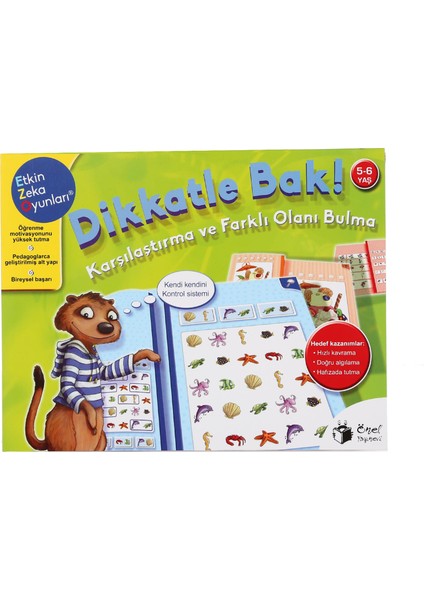 Dikkatle Bak – Dikkat Bulmacaları Kitabı
