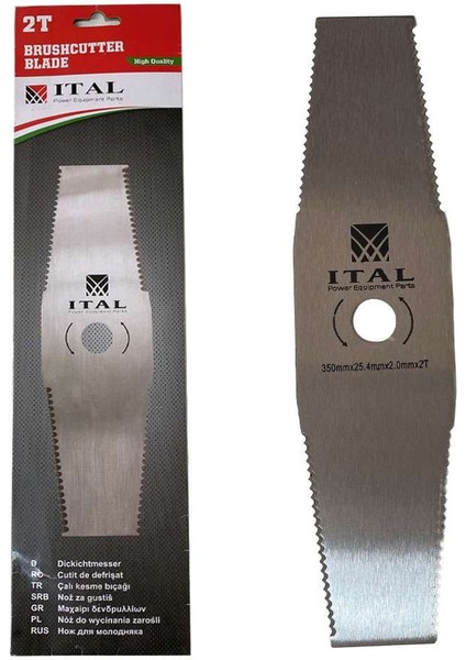 Ital Çalı Kesme Bıçağı 350X25.4X2.0MM