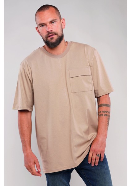 Vizon Gabria Katlama Kol Erkek T-Shirt modelleri