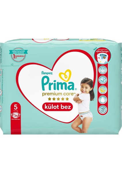 Premium Care Bebek Külot Bezi 5 Beden 34X2 68 Adet fiyatları