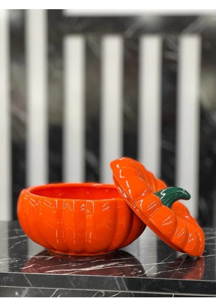 Bal Kabağı Şekerlik Kapaklı Şekerlik Büyük Boy Şekerlik 16 X 16 Cm fiyatları