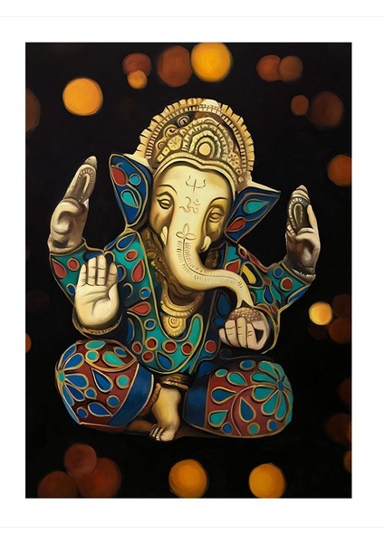 Ganesha Geneşa Art Mdf Poster 50CMX 70CM