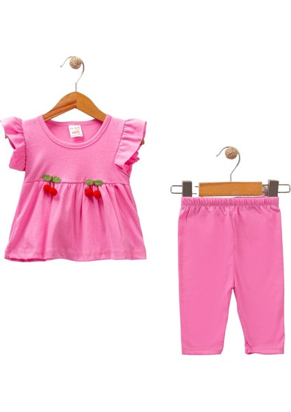 Kiraz Aksesuarlı Kız Takım