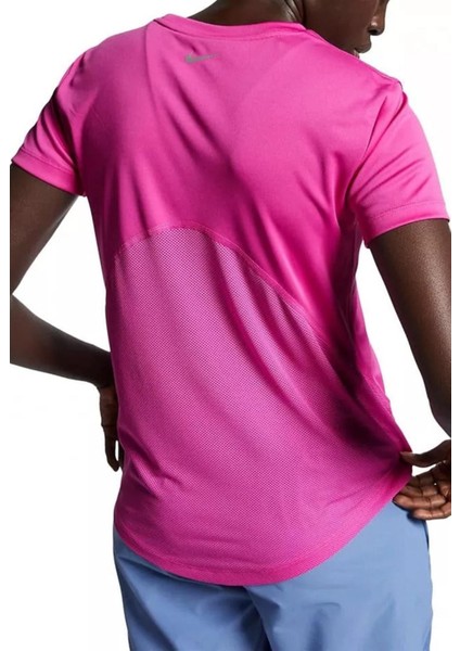 Miler Dri Fit Tee Sırt Hava Panelli Koşu Spor Antrenman Tişörtü Fuşya fiyatları