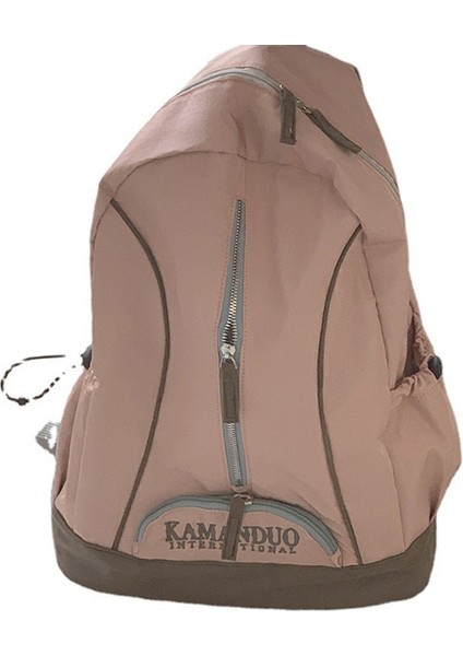 Naylon Kanvas Çanta Sırt Çantası Rahat Öğrenci Sınıfı Büyük Kapasiteli Sırt Çantası (Yurt Dışından)