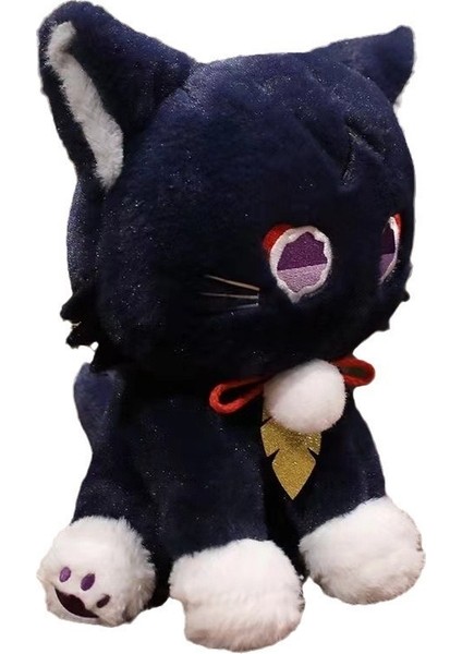 Genshin Etki Kedi Peluş Bebek Oyuncak Sevimli Kedi Bebek Anime Avcı Kedisi (Yurt Dışından)