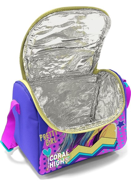 Kids Lavanta Turkuaz Kulaklı Kız Desenli 3’lü Okul Çanta Seti SET0123661 fırsatları