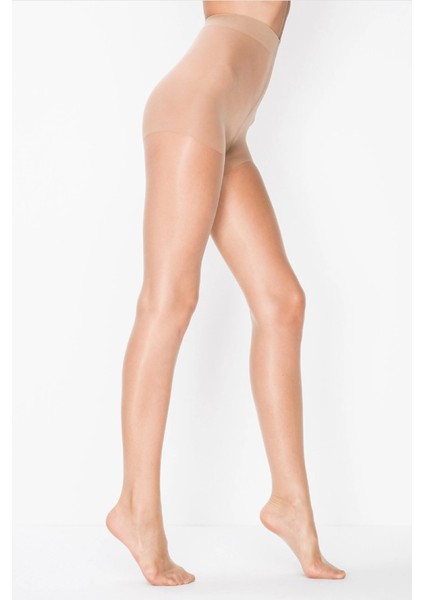 Kumral Ten. Renk No: 54. Parlak. Fit 15 Den. Ince. Burnu Dayanıklı, Külotlu Çorap