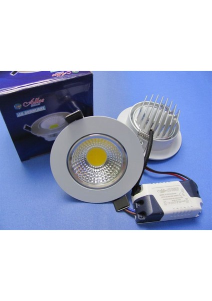 Beyaz Kasa LED Spot 3 Watt G.ışığı