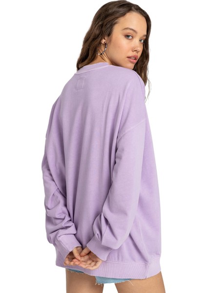 Ride In Kadın Mor Sweatshirt fırsatları