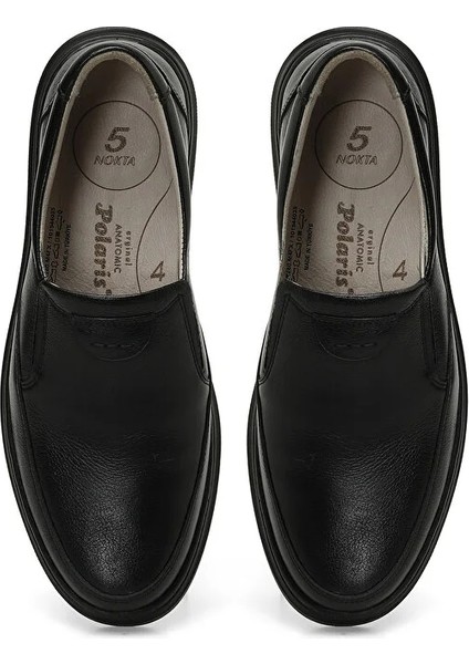 102622 5 Nokta Deri Anatomik Günlük Erkek Ayakkabı Siyah fırsatları