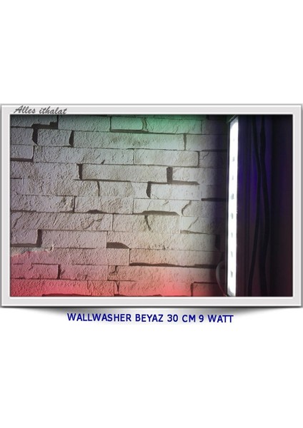 Wallwasher Beyaz 30 cm 9 Watt