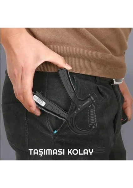 Ayarlı Sayaçlı El Yayı 5-60 kg Ayarlanabilir Bilek Kas Aleti Kaydırmaz Egzersiz 1 Adet