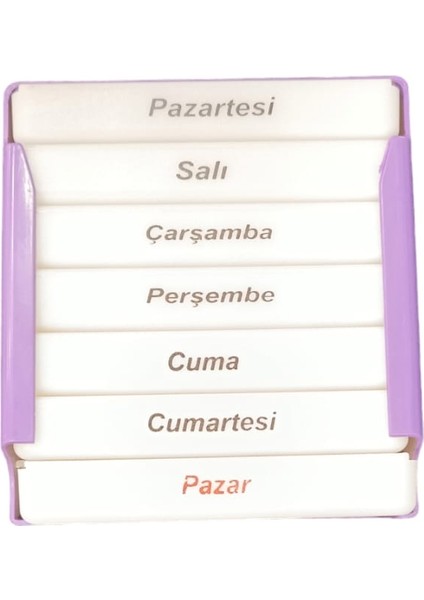 İlaç Saklama Kutusu Günlük Haftalık İlaç Kutusu Çekmeceli modelleri