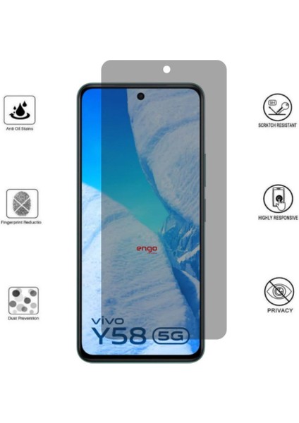 Vivo Y58 5g Ile Uyumlu Hayalet Ekran Koruyucu Şeffaf