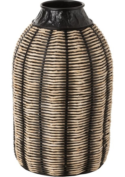 Rope Rattan Detaylı Vazo