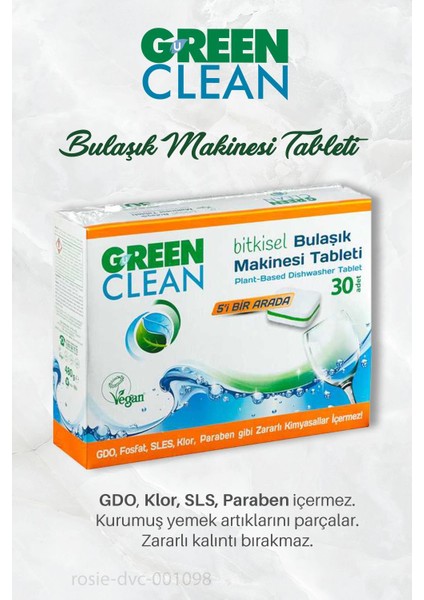 Yağ Çözücü 5 Lt, B.makinesi Tableti 30'lu, Makine Tuzu 1.5 kg ve Rosıe