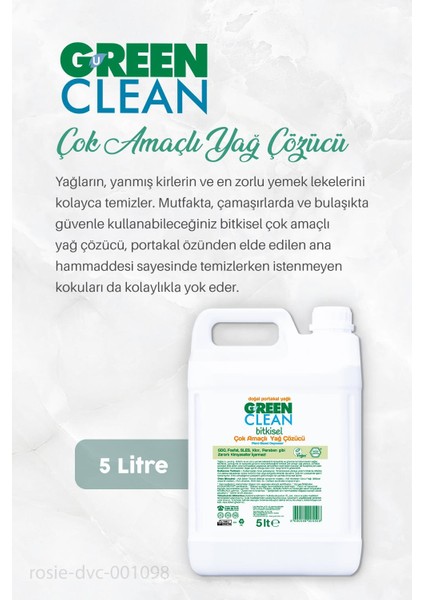 Yağ Çözücü 5 Lt, B.makinesi Tableti 30'lu, Makine Tuzu 1.5 kg ve Rosıe