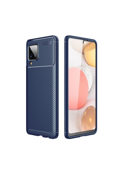 Samsung Galaxy A12 Gofret Desenli Ultra Koruma Sağlayan Negro Silikon Kılıf