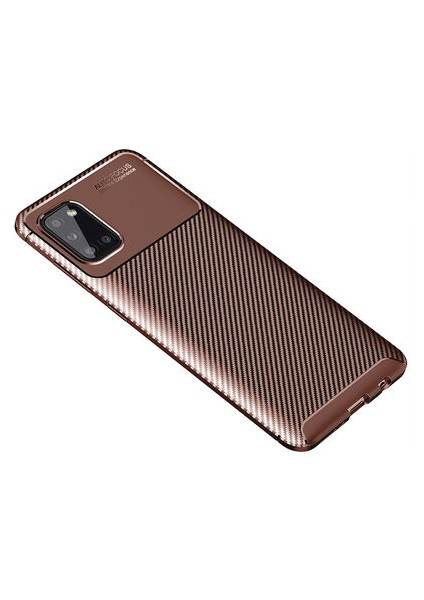 Samsung Galaxy A31 Gofret Desenli Ultra Koruma Sağlayan Negro Silikon Kılıf