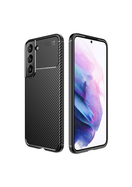 Samsung Galaxy S22 Plus Kılıf Karbon Gofret Desenli Kavex Premium Silikon Kapak