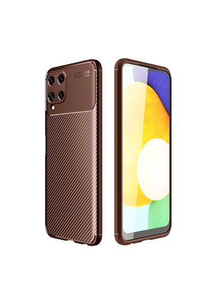 Samsung Galaxy M32 Gofret Desenli Ultra Koruma Sağlayan Negro Silikon Kılıf