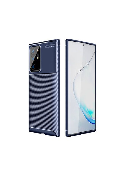 Samsung Galaxy Note 20 Ultra Gofret Desenli Ultra Koruma Sağlayan Negro Silikon Kılıf