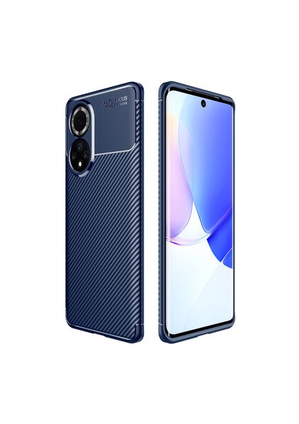 Huawei Nova 9 Gofret Desenli Ultra Koruma Sağlayan Negro Silikon Kılıf