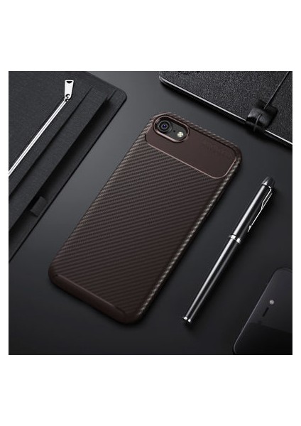 iPhone 6s Gofret Desenli Ultra Koruma Sağlayan Negro Silikon Kılıf