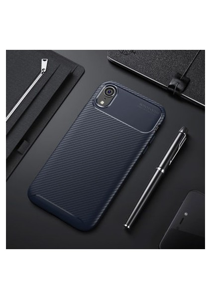 iPhone Xr Gofret Desenli Ultra Koruma Sağlayan Negro Silikon Kılıf
