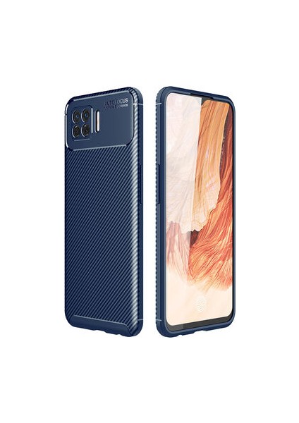 Oppo A73 Gofret Desenli Ultra Koruma Sağlayan Negro Silikon Kılıf