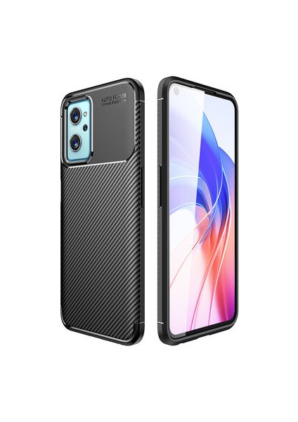 Oppo A96 4g Gofret Desenli Ultra Koruma Sağlayan Negro Silikon Kılıf