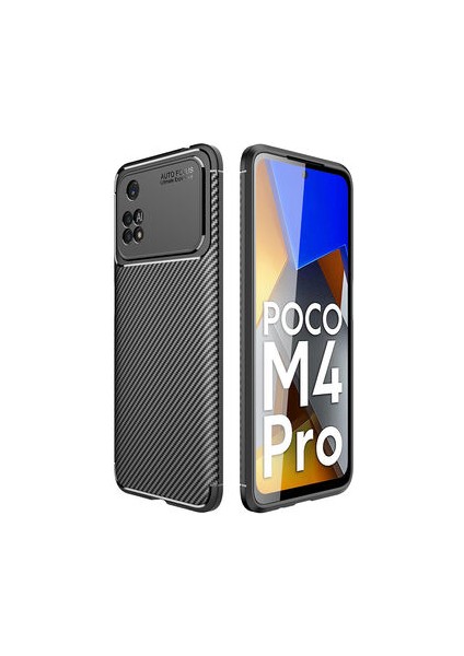 Poco M4 Pro 4g Gofret Desenli Ultra Koruma Sağlayan Negro Silikon Kılıf