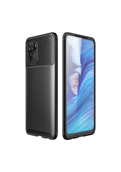 Redmi Note 10 Gofret Desenli Ultra Koruma Sağlayan Negro Silikon Kılıf