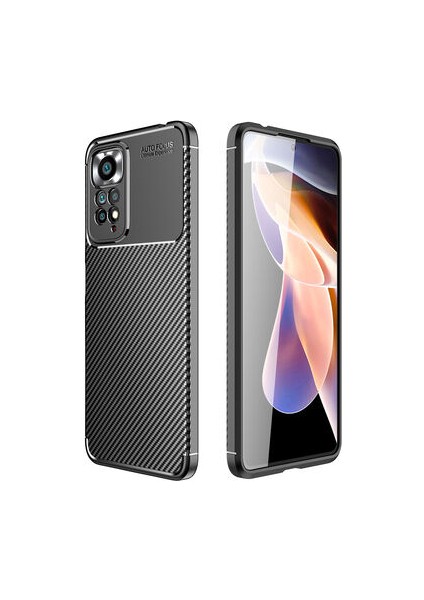 Redmi Note 11S Global Gofret Desenli Ultra Koruma Sağlayan Negro Silikon Kılıf