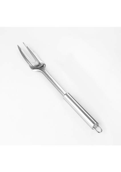 410 Çelik 30 Cm. Silver Et Barbekü Servis Çatalı CIN776
